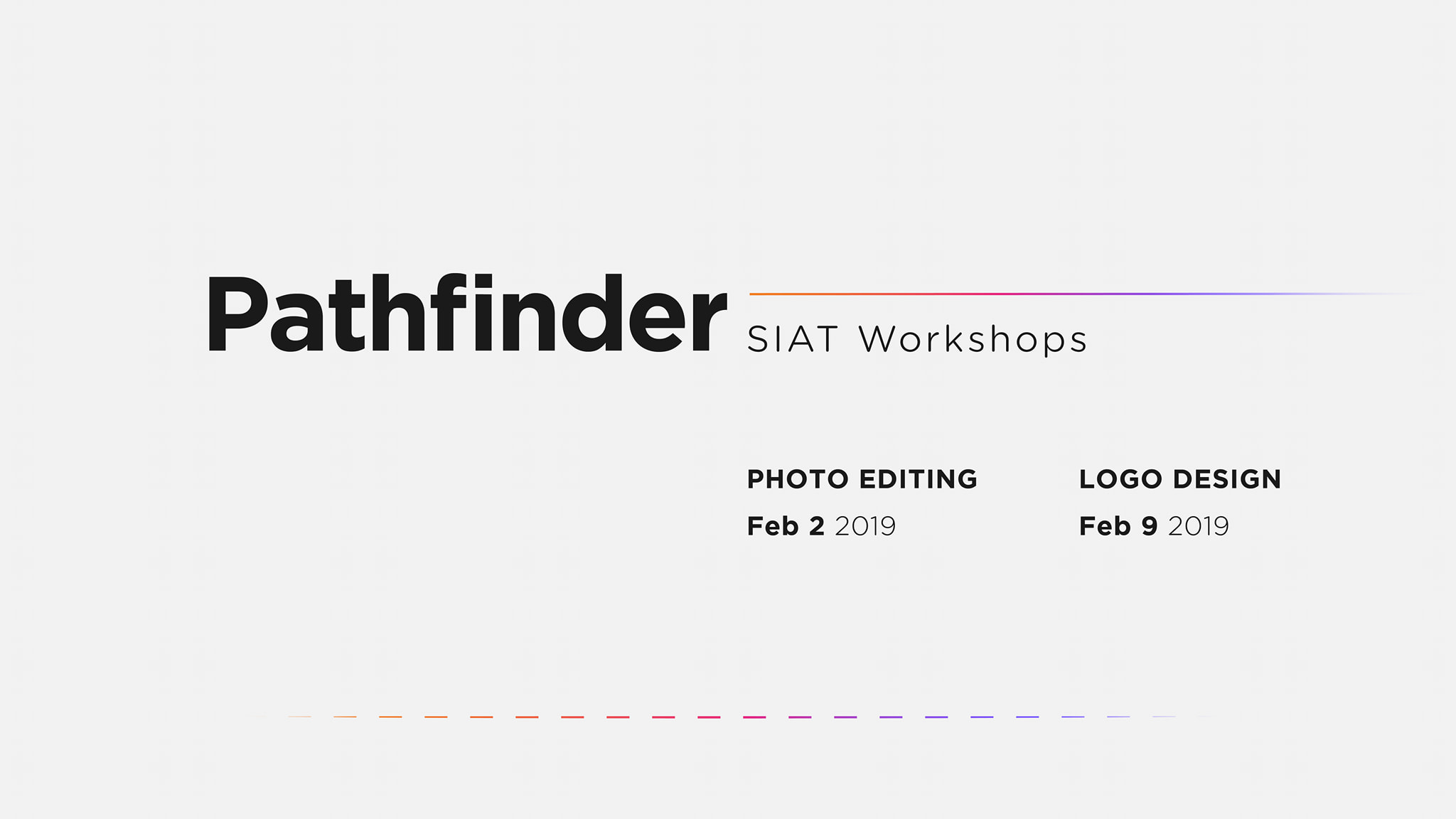 IATSU Pathfinder Workshops