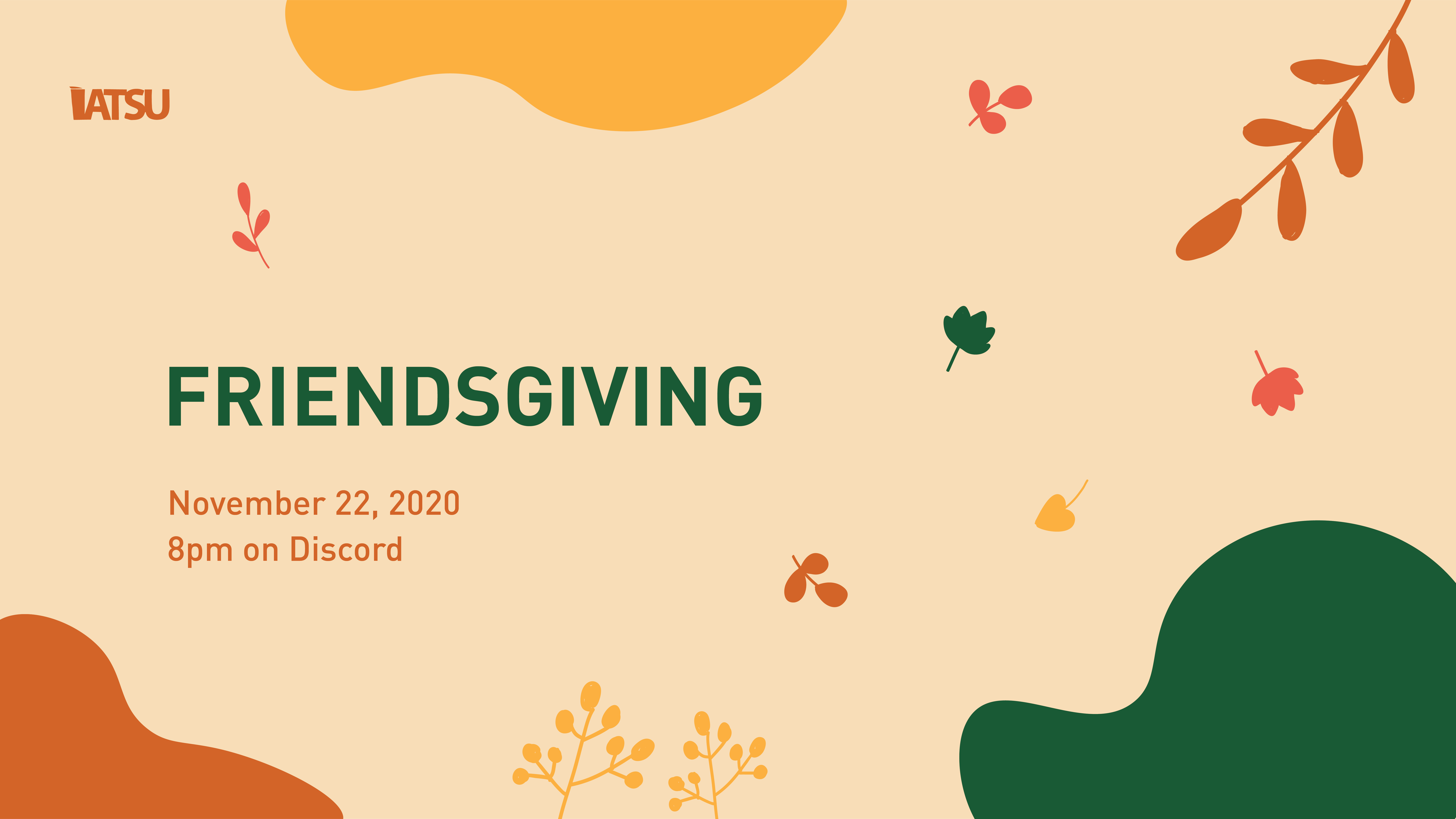 2020 IATSU Friendsgiving banner