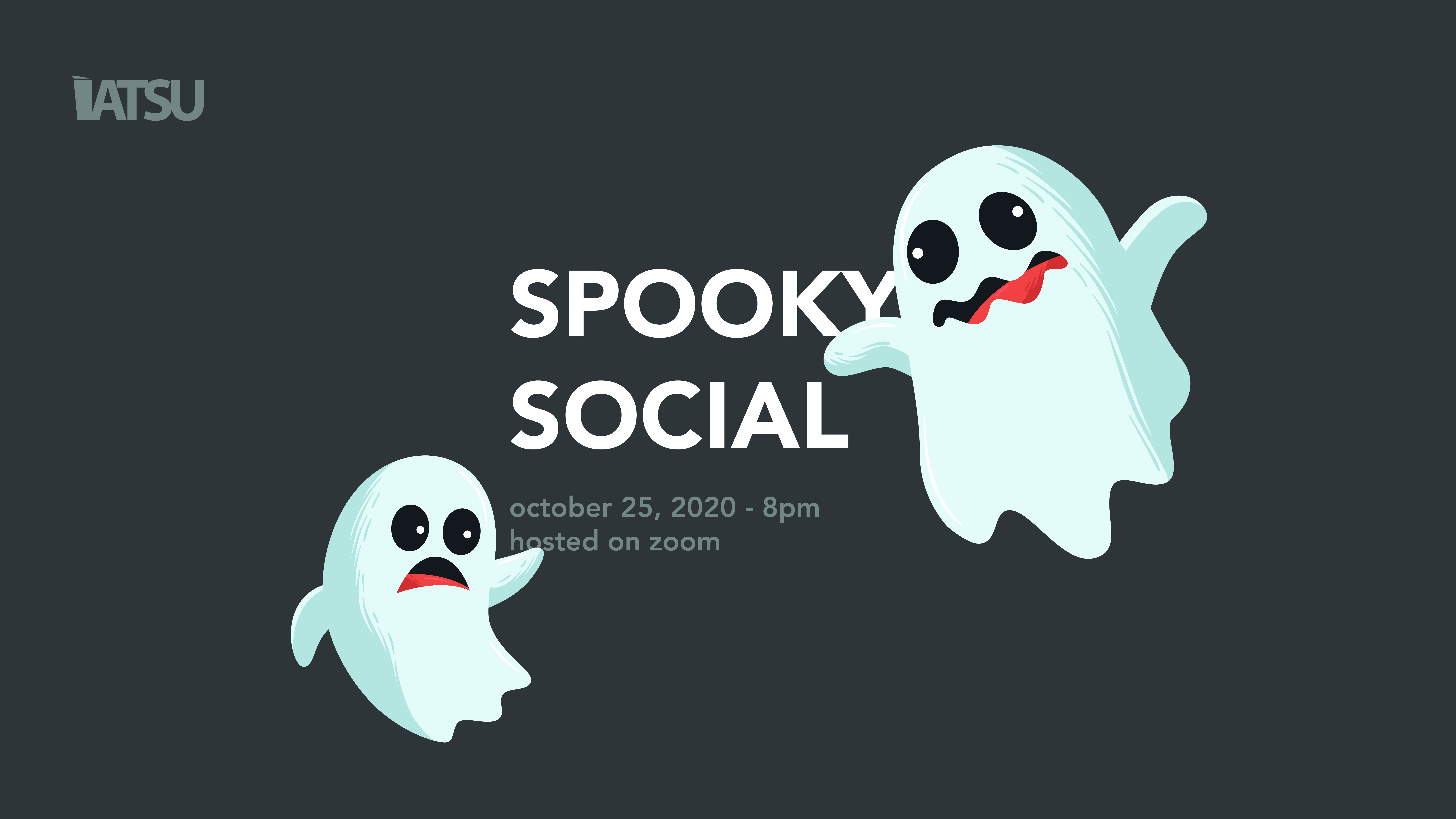 2020 spooky social banner